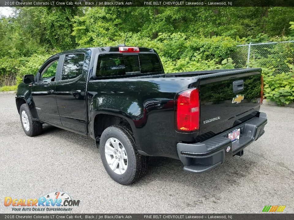 2018 Chevrolet Colorado LT Crew Cab 4x4 Black / Jet Black/Dark Ash Photo #4