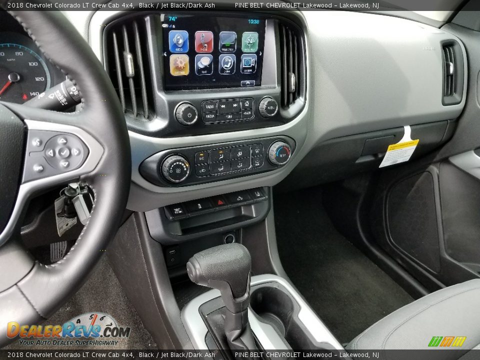 2018 Chevrolet Colorado LT Crew Cab 4x4 Black / Jet Black/Dark Ash Photo #9