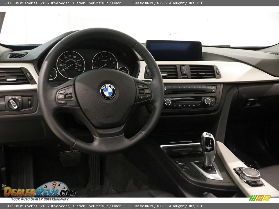 2015 BMW 3 Series 320i xDrive Sedan Glacier Silver Metallic / Black Photo #6