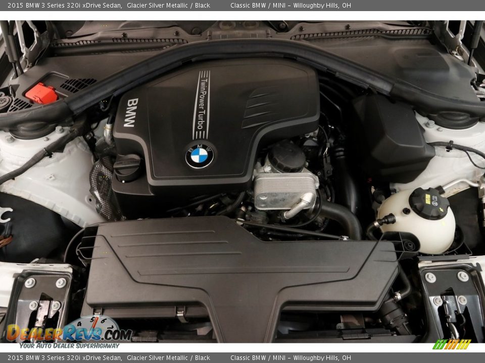 2015 BMW 3 Series 320i xDrive Sedan Glacier Silver Metallic / Black Photo #18