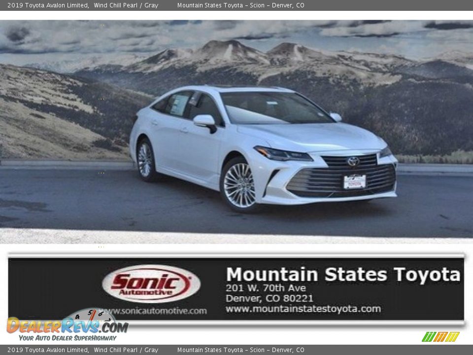 2019 Toyota Avalon Limited Wind Chill Pearl / Gray Photo #1