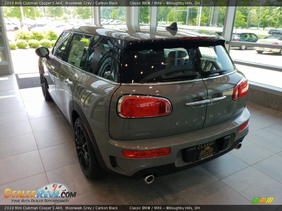 2019 Mini Clubman Cooper S All4 Moonwalk Grey / Carbon Black Photo #2