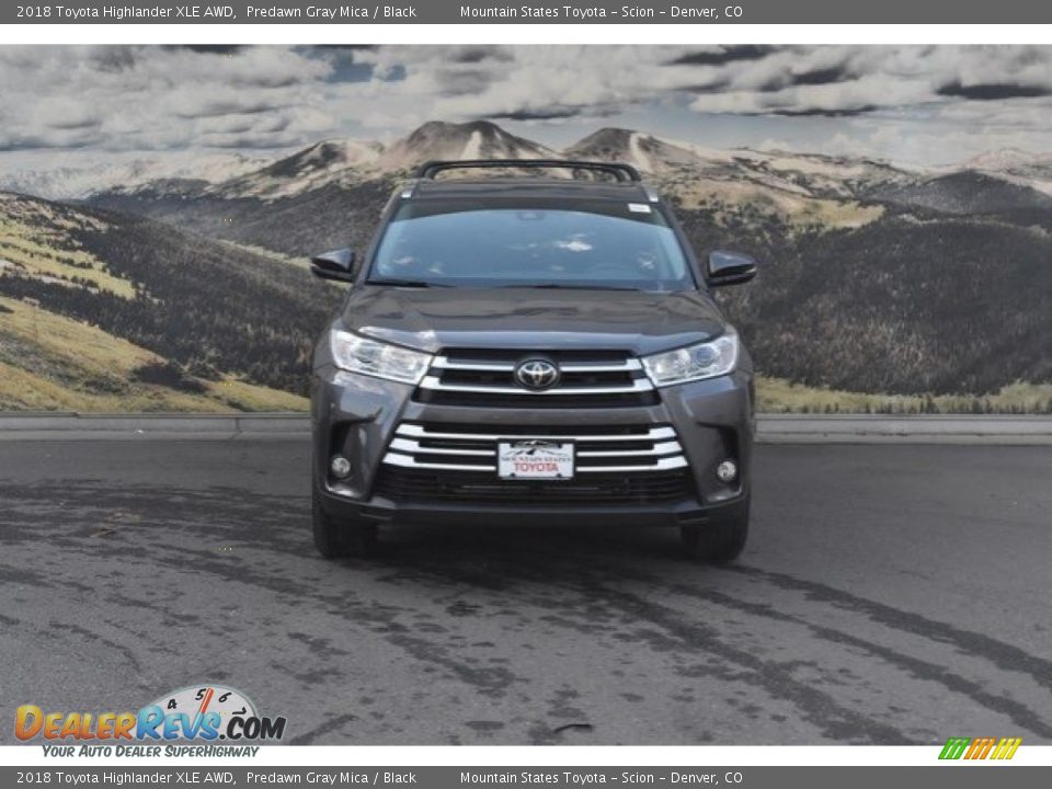 2018 Toyota Highlander XLE AWD Predawn Gray Mica / Black Photo #2