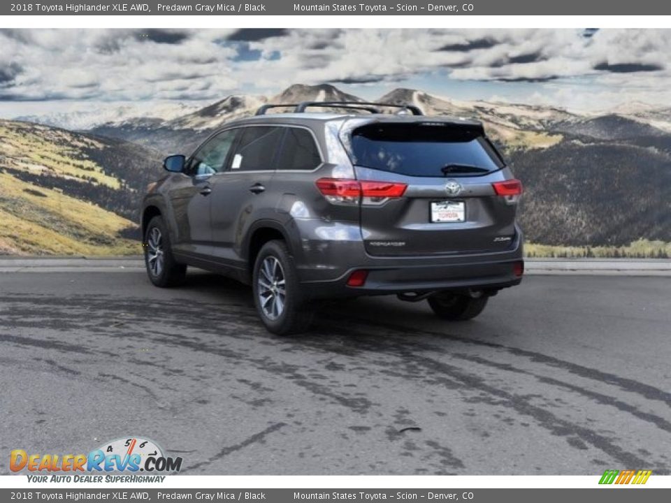 2018 Toyota Highlander XLE AWD Predawn Gray Mica / Black Photo #3