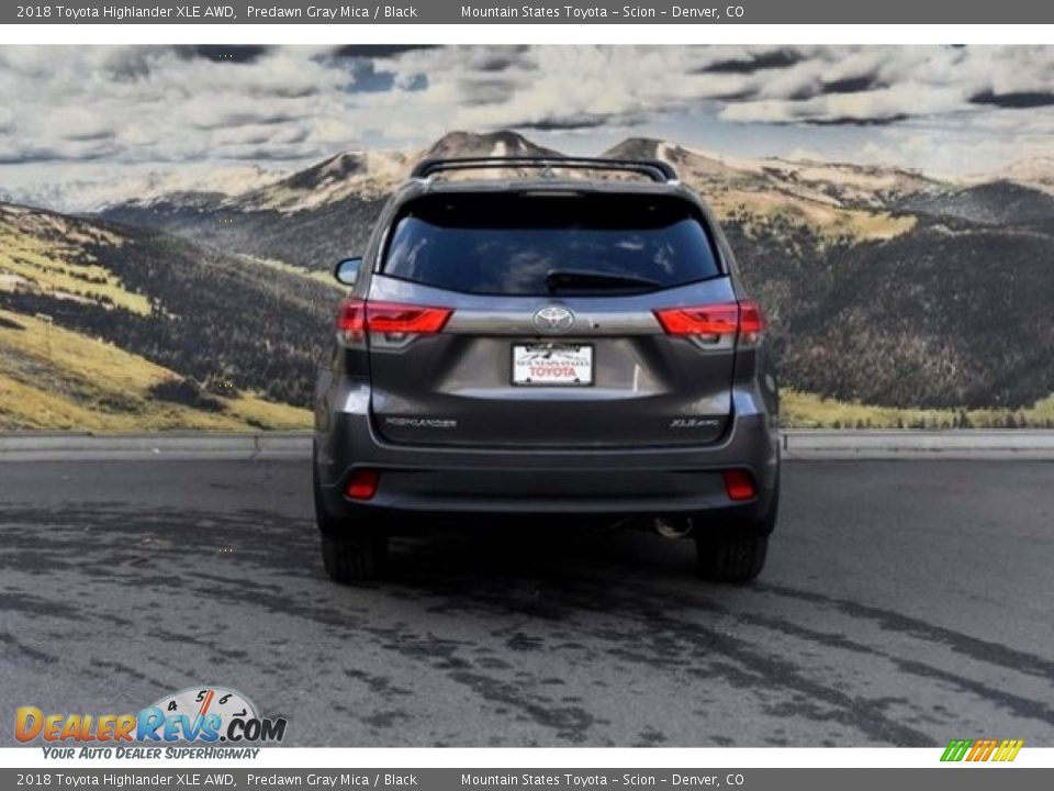 2018 Toyota Highlander XLE AWD Predawn Gray Mica / Black Photo #4