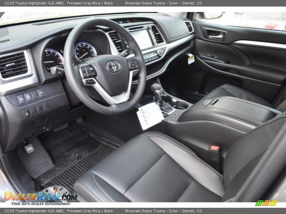 2018 Toyota Highlander XLE AWD Predawn Gray Mica / Black Photo #5