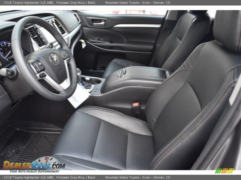 2018 Toyota Highlander XLE AWD Predawn Gray Mica / Black Photo #6