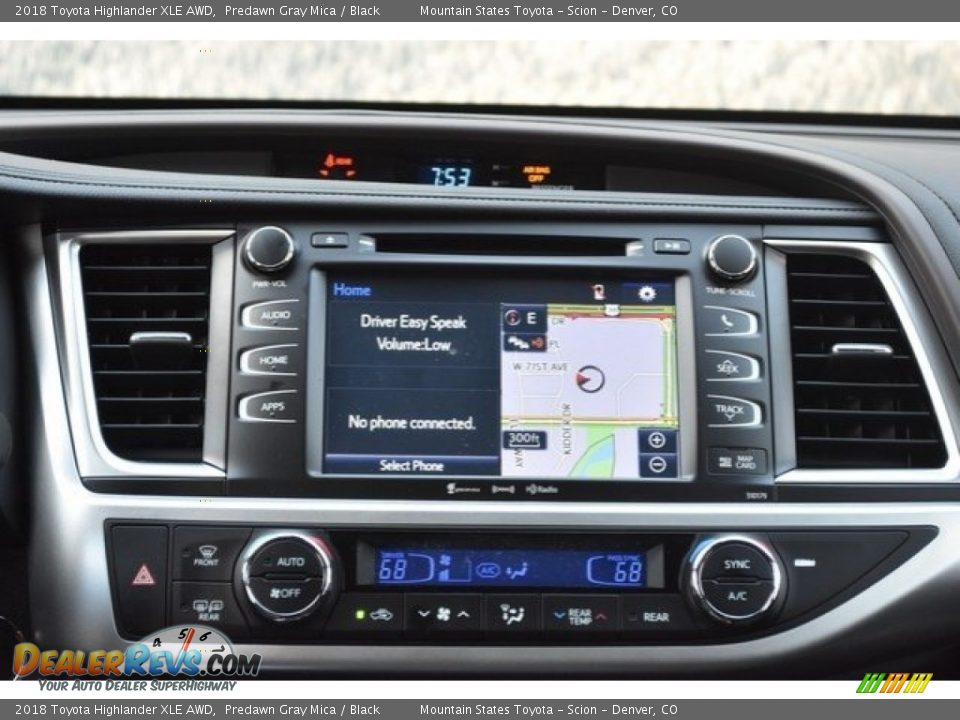 2018 Toyota Highlander XLE AWD Predawn Gray Mica / Black Photo #10