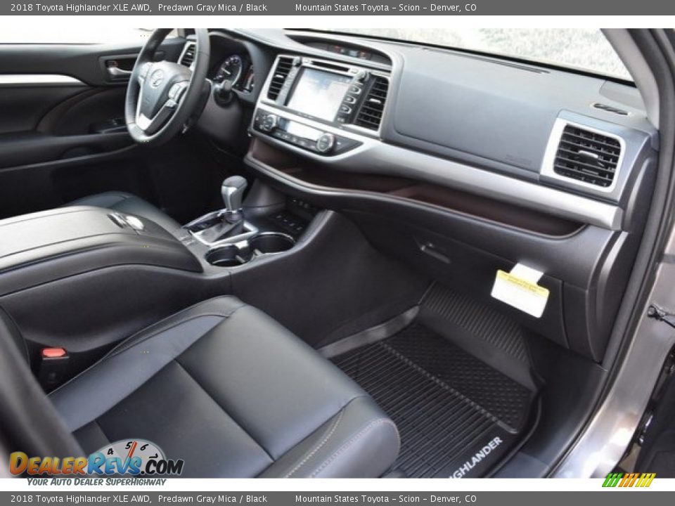 2018 Toyota Highlander XLE AWD Predawn Gray Mica / Black Photo #11
