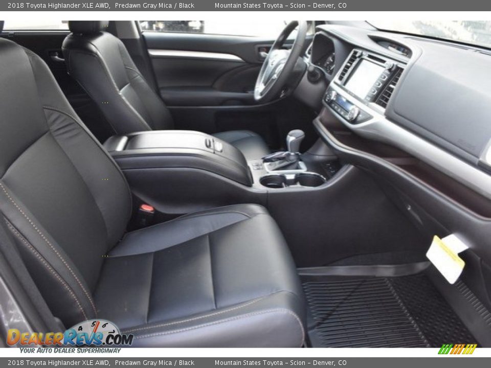 2018 Toyota Highlander XLE AWD Predawn Gray Mica / Black Photo #12