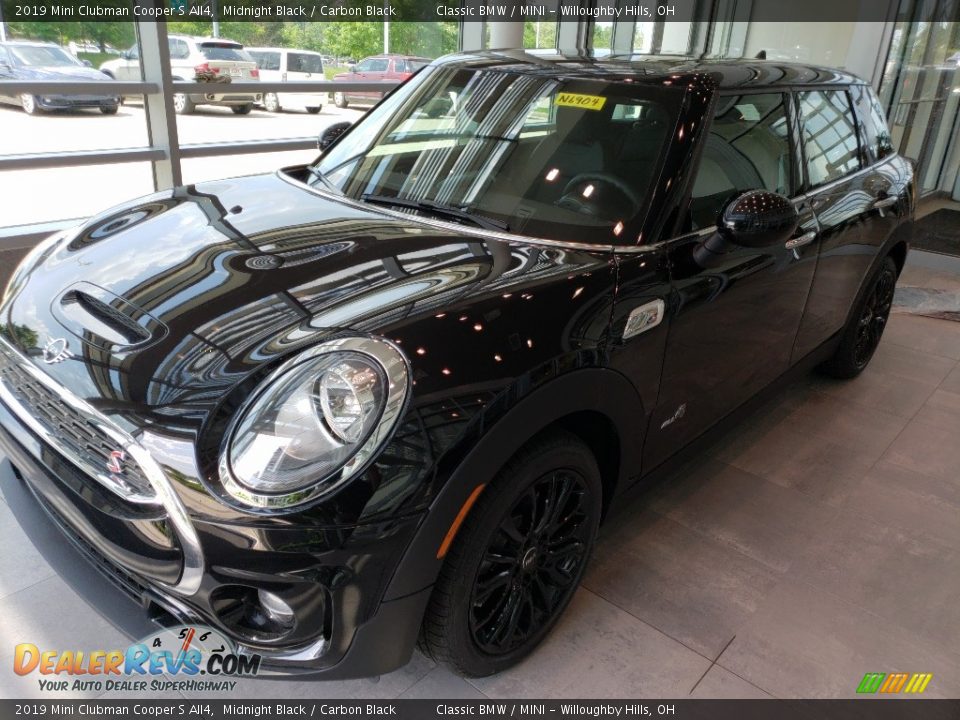 2019 Mini Clubman Cooper S All4 Midnight Black / Carbon Black Photo #3