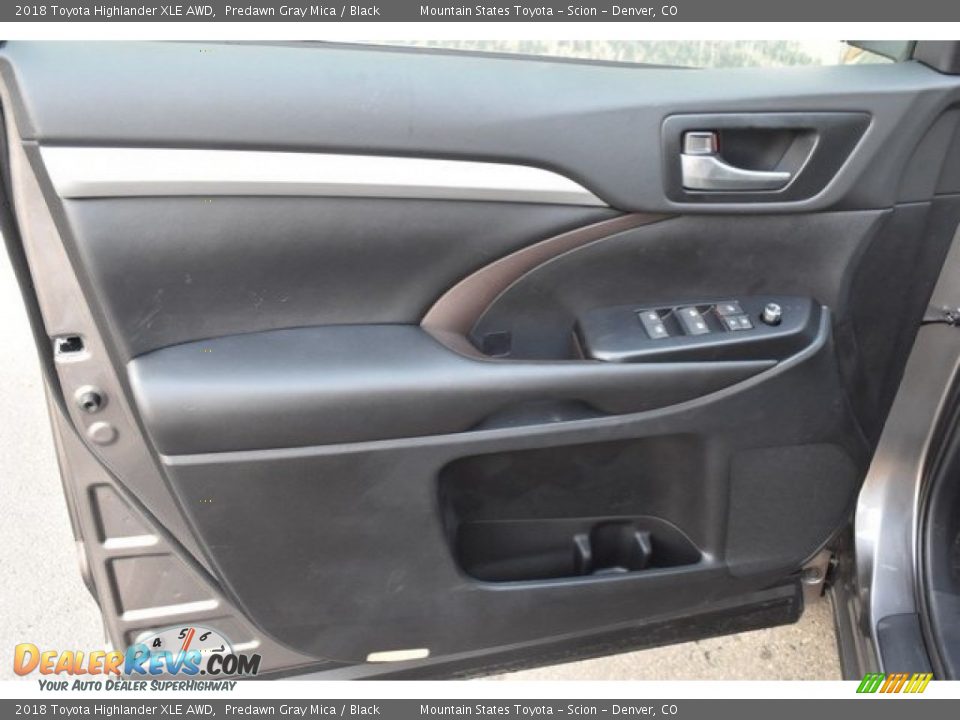 2018 Toyota Highlander XLE AWD Predawn Gray Mica / Black Photo #23