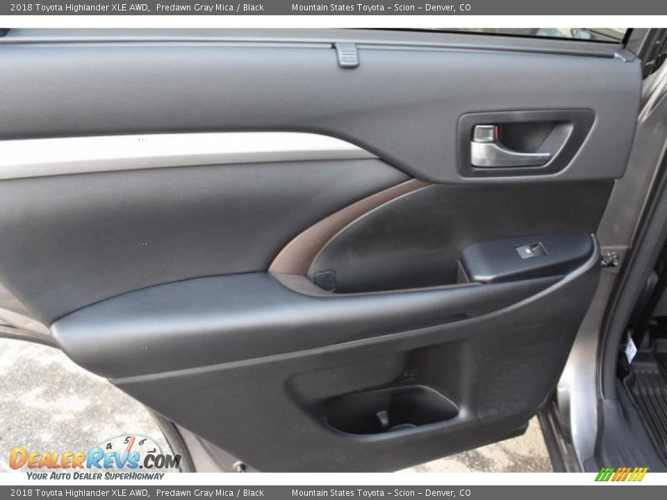 2018 Toyota Highlander XLE AWD Predawn Gray Mica / Black Photo #24
