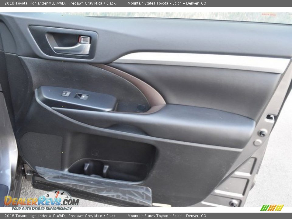 2018 Toyota Highlander XLE AWD Predawn Gray Mica / Black Photo #25