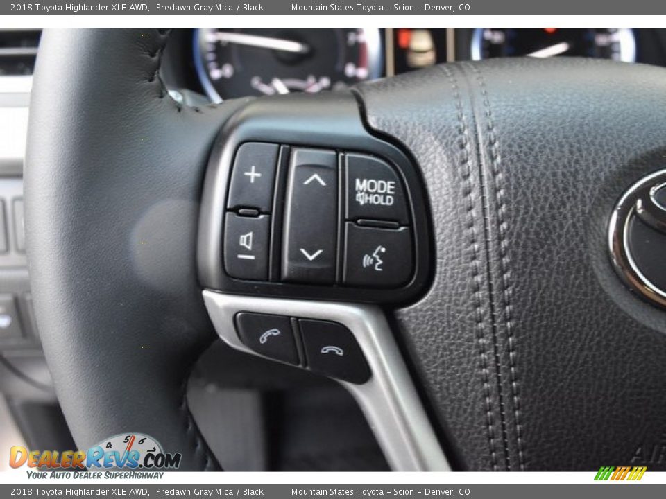 2018 Toyota Highlander XLE AWD Predawn Gray Mica / Black Photo #29