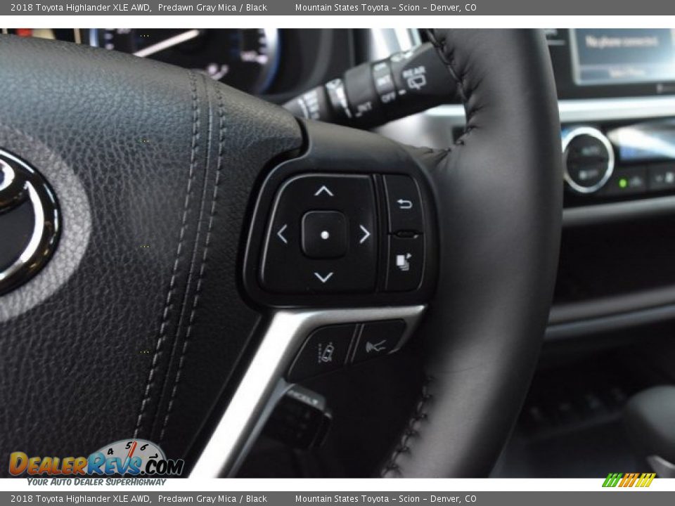 2018 Toyota Highlander XLE AWD Predawn Gray Mica / Black Photo #30