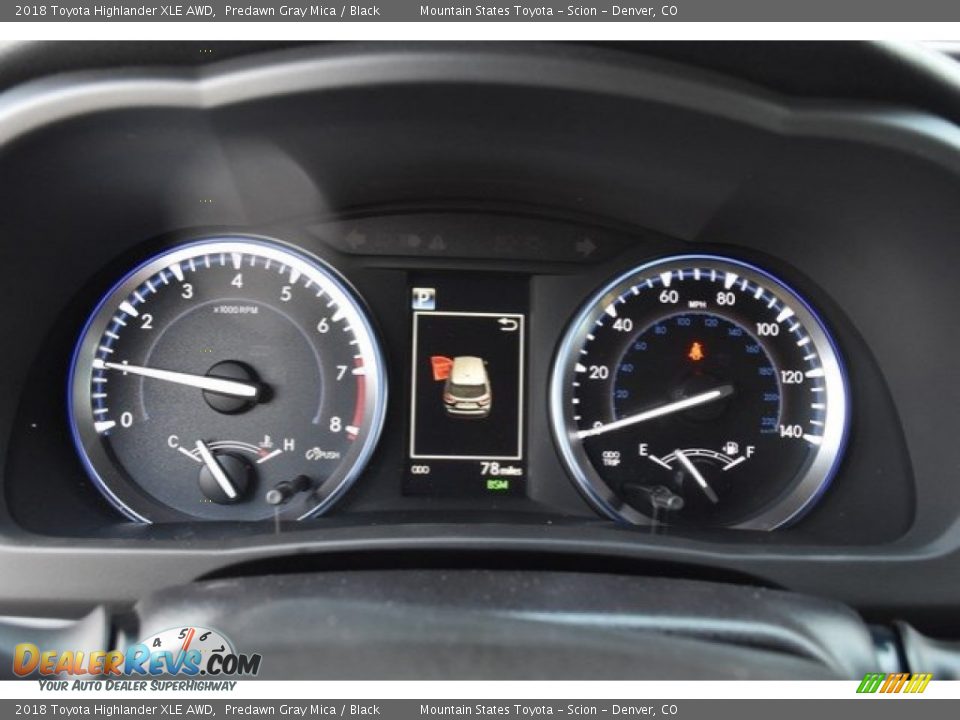 2018 Toyota Highlander XLE AWD Predawn Gray Mica / Black Photo #31