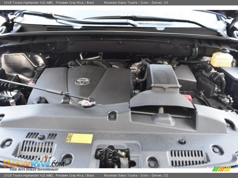 2018 Toyota Highlander XLE AWD Predawn Gray Mica / Black Photo #33