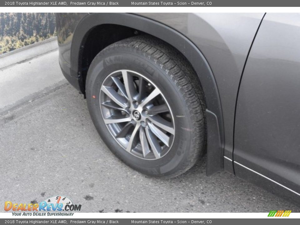 2018 Toyota Highlander XLE AWD Predawn Gray Mica / Black Photo #34