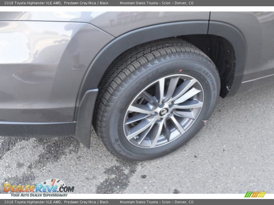 2018 Toyota Highlander XLE AWD Predawn Gray Mica / Black Photo #36