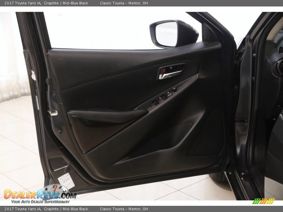 2017 Toyota Yaris iA Graphite / Mid-Blue Black Photo #4