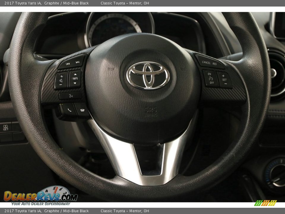 2017 Toyota Yaris iA Graphite / Mid-Blue Black Photo #6