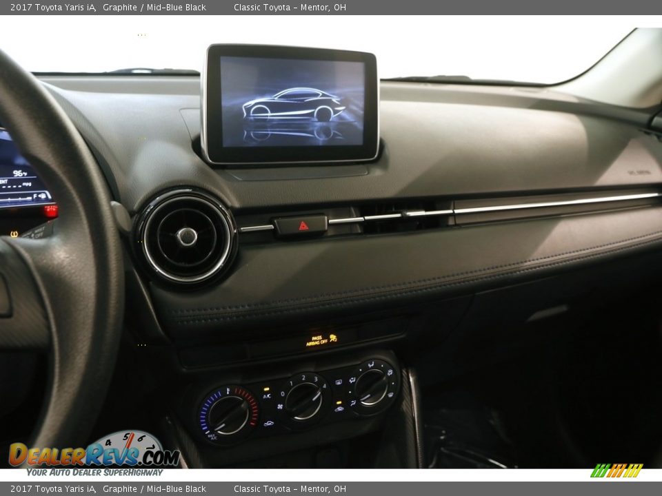 2017 Toyota Yaris iA Graphite / Mid-Blue Black Photo #8