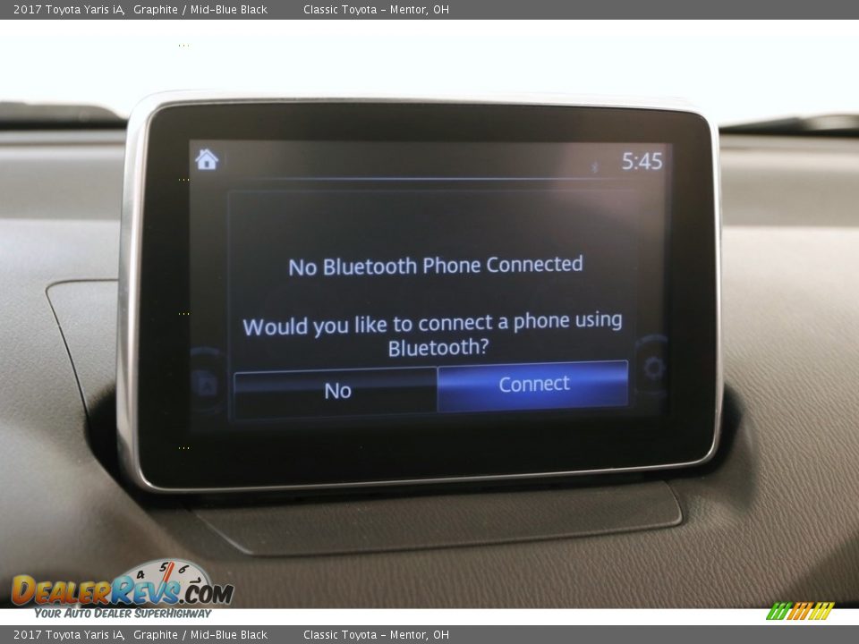 2017 Toyota Yaris iA Graphite / Mid-Blue Black Photo #10