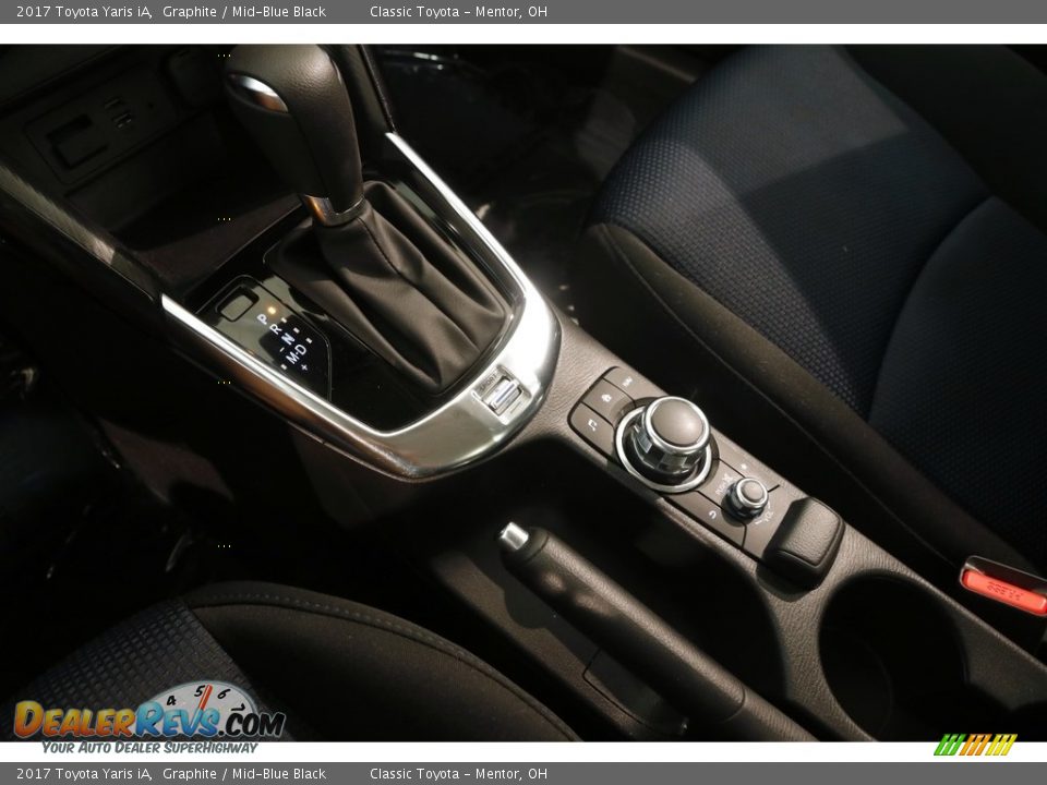 2017 Toyota Yaris iA Graphite / Mid-Blue Black Photo #12