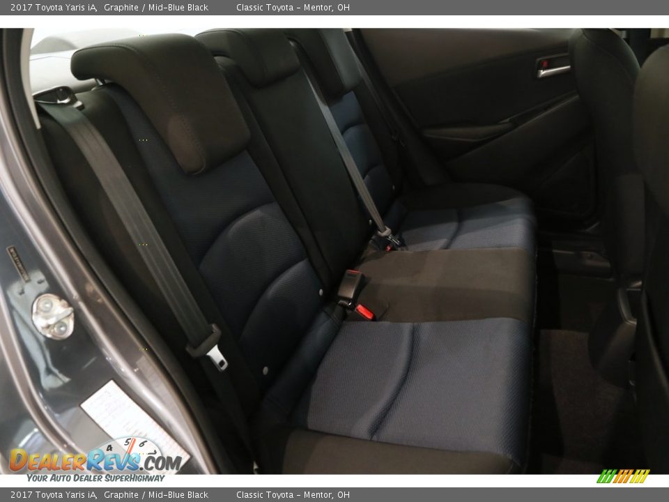2017 Toyota Yaris iA Graphite / Mid-Blue Black Photo #14