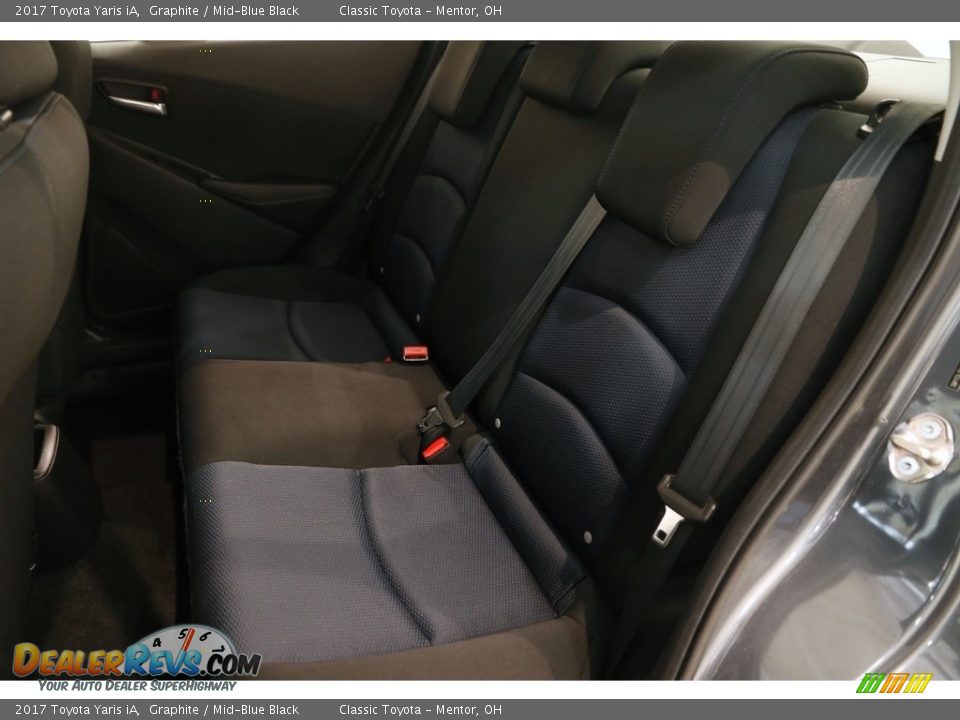 2017 Toyota Yaris iA Graphite / Mid-Blue Black Photo #15