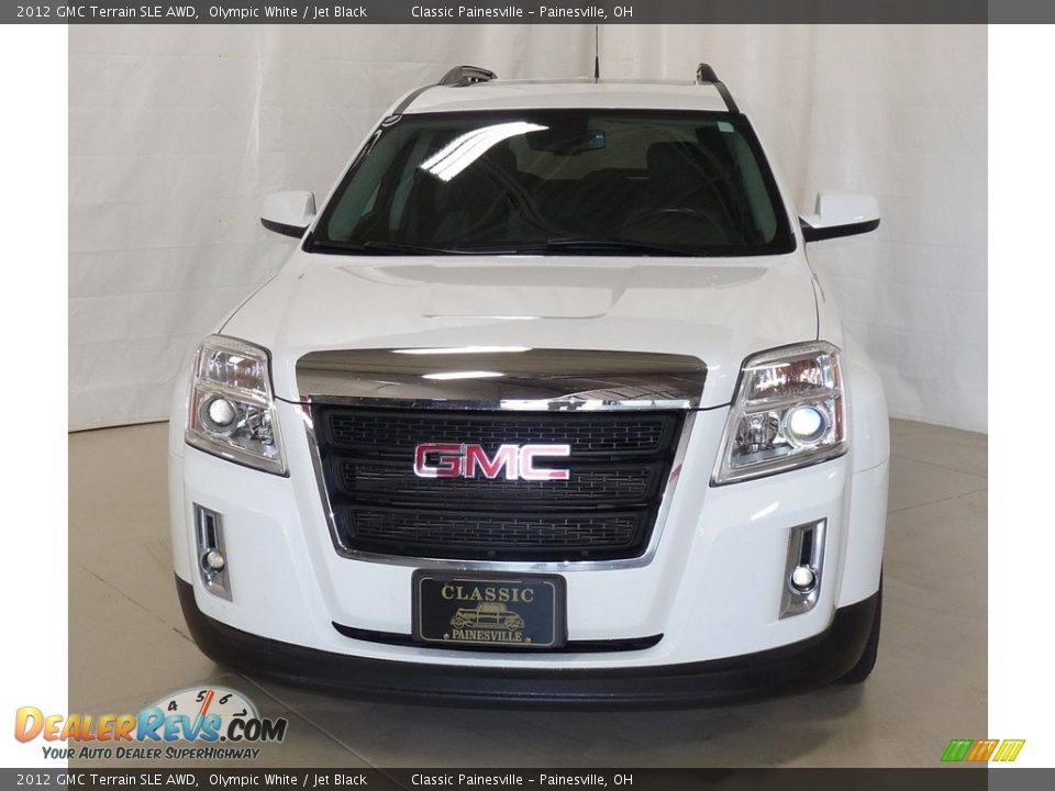 2012 GMC Terrain SLE AWD Olympic White / Jet Black Photo #4