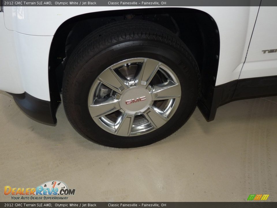 2012 GMC Terrain SLE AWD Olympic White / Jet Black Photo #5