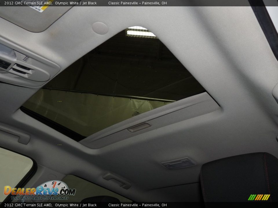 2012 GMC Terrain SLE AWD Olympic White / Jet Black Photo #7