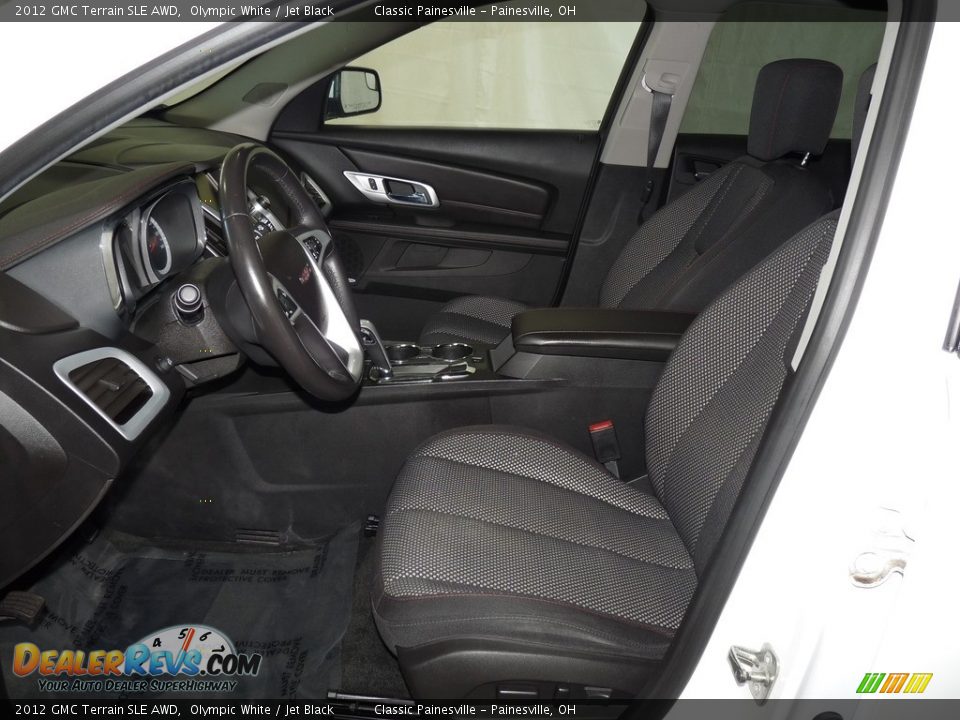 2012 GMC Terrain SLE AWD Olympic White / Jet Black Photo #8