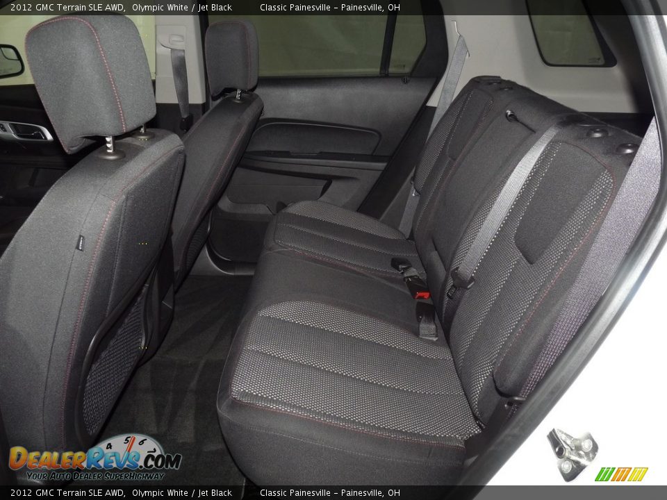 2012 GMC Terrain SLE AWD Olympic White / Jet Black Photo #9