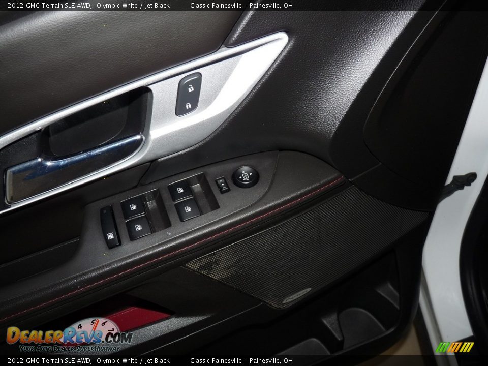 2012 GMC Terrain SLE AWD Olympic White / Jet Black Photo #11
