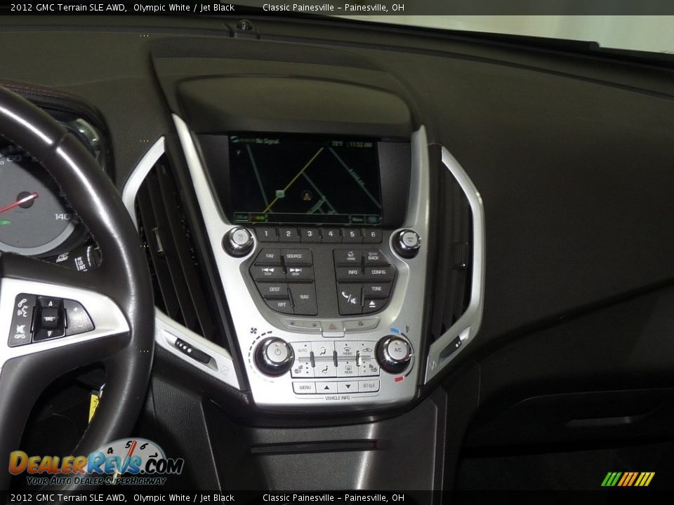 2012 GMC Terrain SLE AWD Olympic White / Jet Black Photo #13