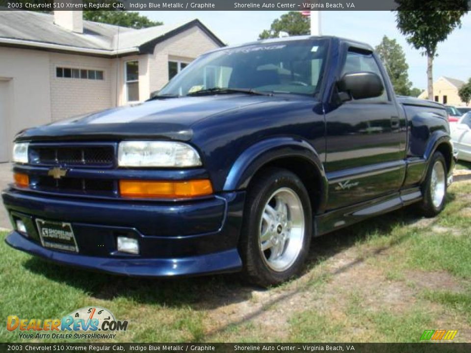 2003 Chevrolet S10 Xtreme Regular Cab Indigo Blue Metallic / Graphite Photo #1