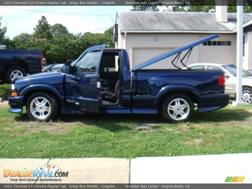 2003 Chevrolet S10 Xtreme Regular Cab Indigo Blue Metallic / Graphite Photo #18