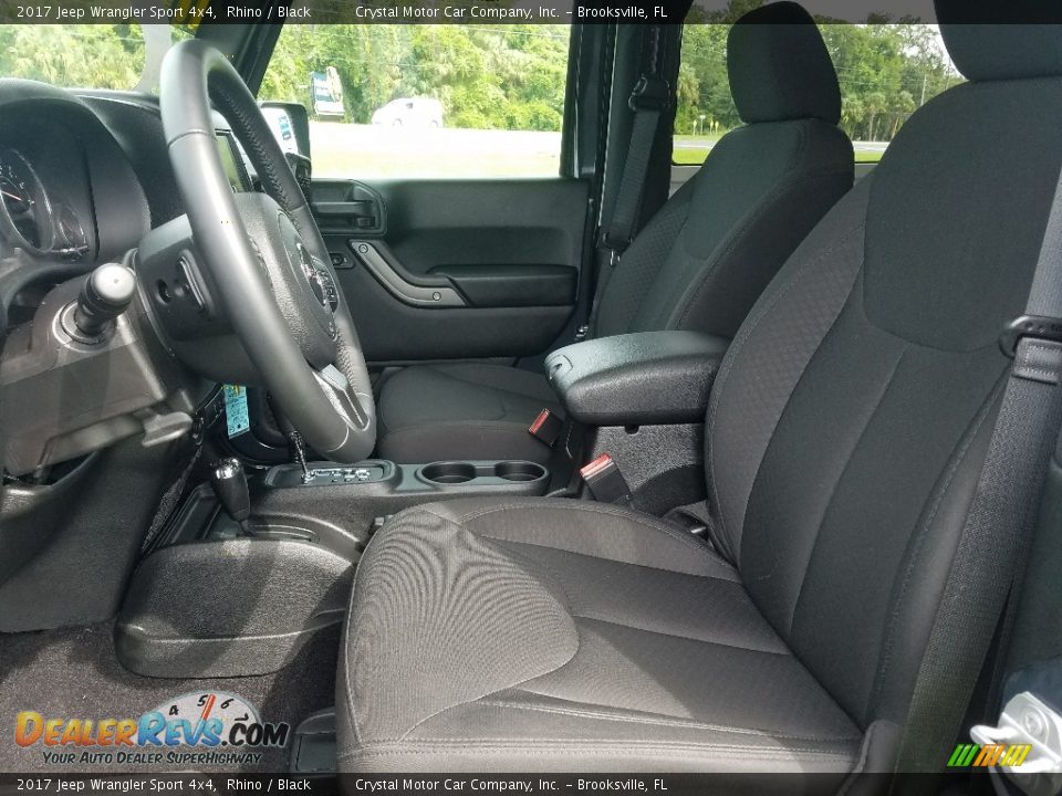 2017 Jeep Wrangler Sport 4x4 Rhino / Black Photo #9