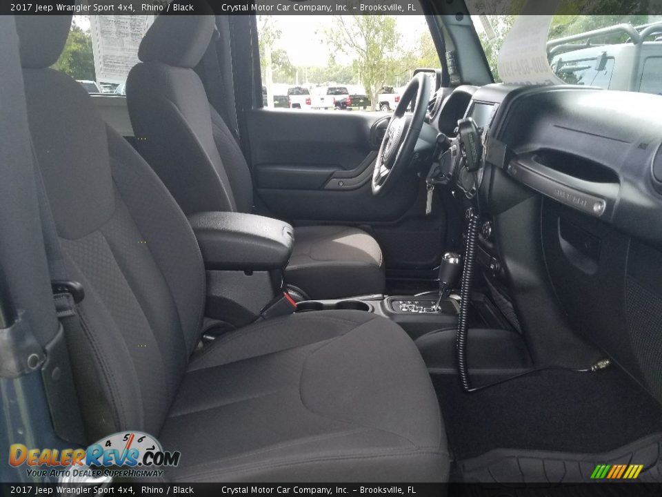 2017 Jeep Wrangler Sport 4x4 Rhino / Black Photo #12