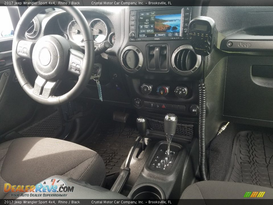 2017 Jeep Wrangler Sport 4x4 Rhino / Black Photo #13