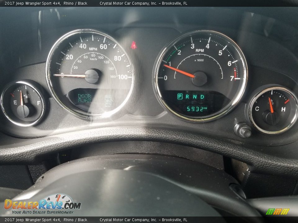 2017 Jeep Wrangler Sport 4x4 Rhino / Black Photo #14