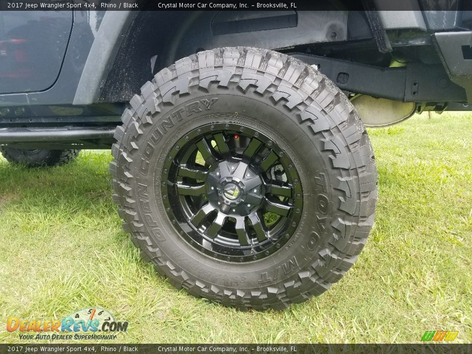 2017 Jeep Wrangler Sport 4x4 Rhino / Black Photo #20