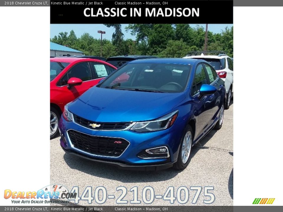 2018 Chevrolet Cruze LT Kinetic Blue Metallic / Jet Black Photo #1