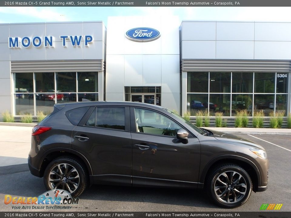 2016 Mazda CX-5 Grand Touring AWD Sonic Silver Metallic / Parchment Photo #1