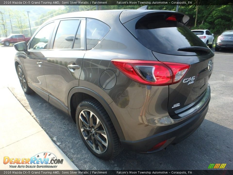 2016 Mazda CX-5 Grand Touring AWD Sonic Silver Metallic / Parchment Photo #4