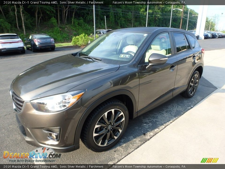 2016 Mazda CX-5 Grand Touring AWD Sonic Silver Metallic / Parchment Photo #6