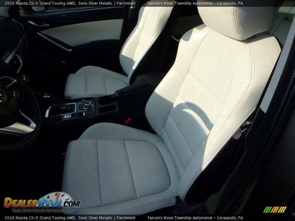 2016 Mazda CX-5 Grand Touring AWD Sonic Silver Metallic / Parchment Photo #14